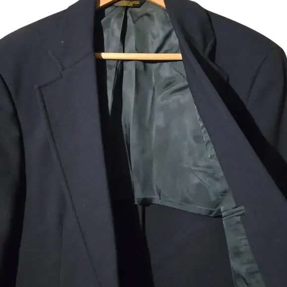 Larry Rubin Med/Large Premium Classic Black Blazer [0149] - Picture 4 of 11